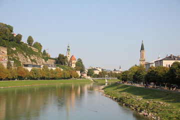 Obraz premium river in salzburg