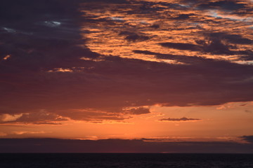 Cielo y mar de Uruguay
