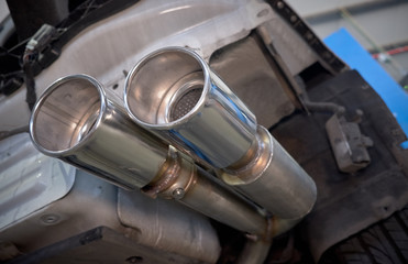 Exhaust new. Design and tuning of the car
