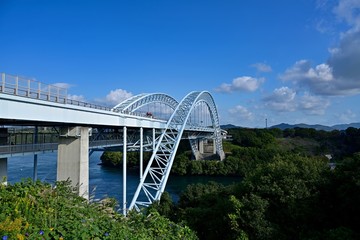 アーチ形状が美しい西海新橋の情景＠西海、長崎