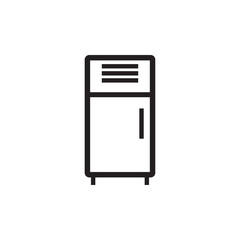 refrigerator icon design vector logo template EPS 10