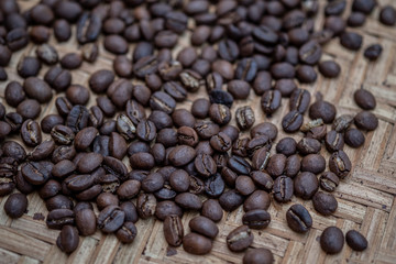 Coffee beans from hill tribe farms in northern Thailand