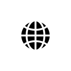 Vector illustration, globe icon design