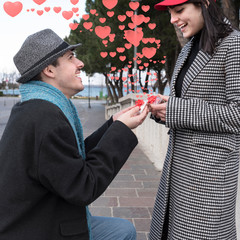 Valentine's day celebration or March 8 celebration.