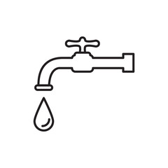 water tap icon design vector logo template EPS 10