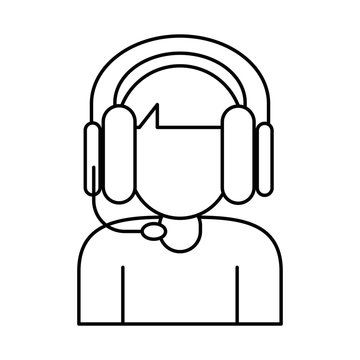 recommend clip art: american football sport player with headset