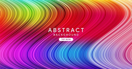 Abstract colorful wave liquid shapes background