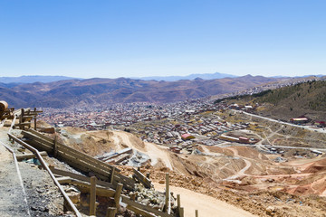 Potosi aerial view,Bolivia