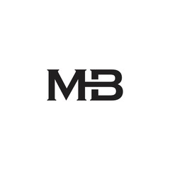 MB Logo Simple and Templates Vector