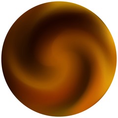 Round gradient mesh background.