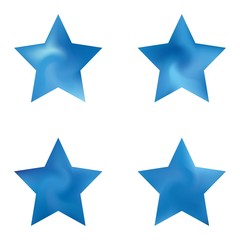 Obraz premium Collection of pentagram colored backgrounds.