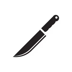 Fotobehang knife icon design vector logo template EPS 10 © ndog717