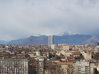 Aerial view of Turin