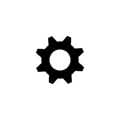 Vector illustration, gear icon template.