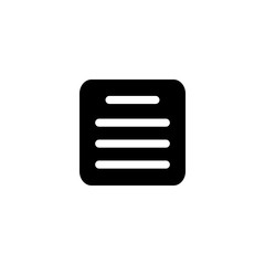 Vector illustration, document icon template.