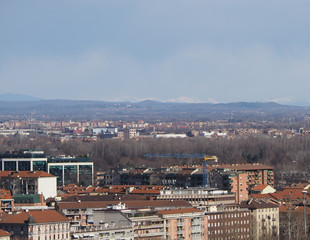 Obraz premium Aerial view of Turin