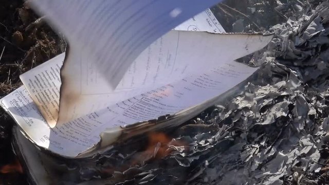 Burning Papers with Notes