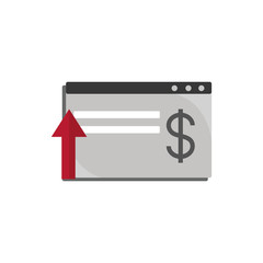 website profit arrow money business finance