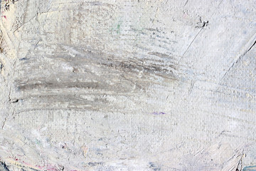 Abstract art background. Oil on canvas. Rough brushstrokes of paint.