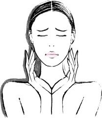 女性　美容　悩む