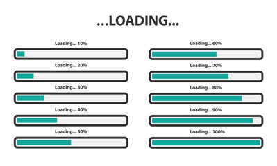 Image icon - vector Loading download   and upload