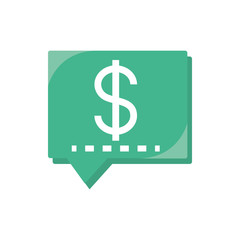 speech bubble money business finance