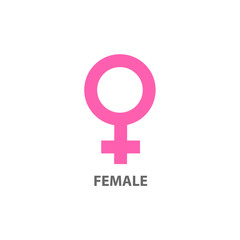 Icons and symbols for Male and female