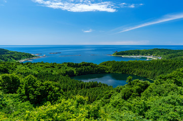 Fototapeta premium 【秋田県男鹿半島】八望台から眺める日本海の絶景