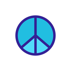 Rock music icon vector. Thin line sign. Isolated contour symbol illustration