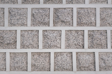 Cement block wall texture and background. Concept of material background, composition, presentation and minimalist.