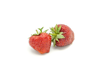 strawberry isolated on white background.