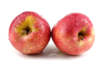 Apples isolated on white