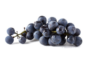 Wine grape isolated on white