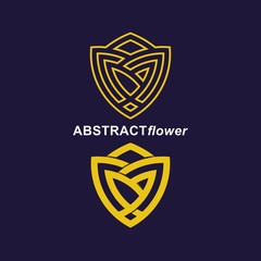 Luxury Tulip Geometric Logo Design