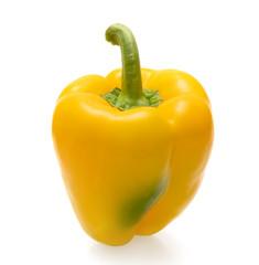 Yellow bell pepper isolated
