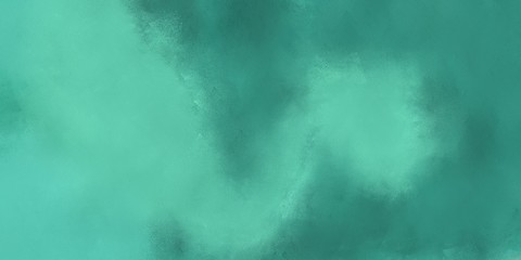 abstract background for poster with cadet blue, blue chill and sea green colors