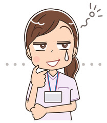 看護師 白衣 女 イラスト ナース マンガ 医療 かわいい