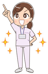 看護師 白衣 女 イラスト ナース マンガ 医療 かわいい Achievement Poster Achieveme よぴんこ Yopinco