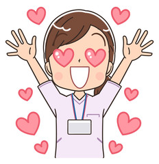 看護師 白衣 女 イラスト ナース マンガ 医療 かわいい Wall Mural よぴんこ Yopinco 看護師 白衣 女 イラスト ナース マンガ 医療 かわいい Wall Mural よぴんこ Yopinco