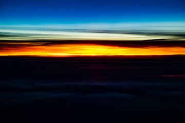 Fototapeta na wymiar Aerial sunrise