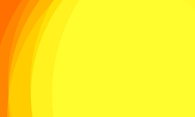 Yellow orange color curve wave line abstract background.