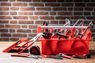 Toolbox With Various Worktools