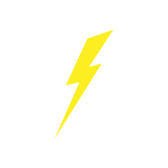 Thunderbolt and Lightning strike causes natural electricity to cause harm. icon vector