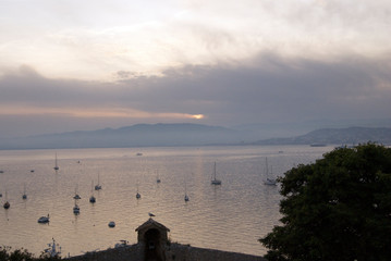 Sunset from Les Illes, France