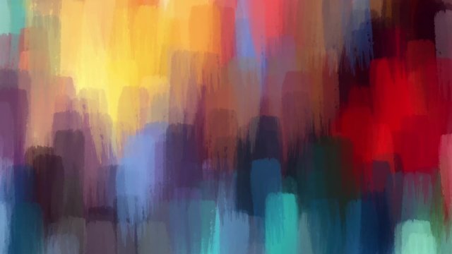 digital painting illustration time lapse background  in bright multicolor tone background
