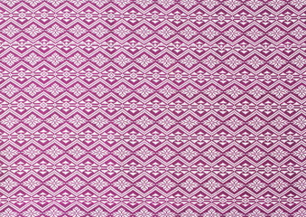 Traditional hand made original silk pattern of Thailand