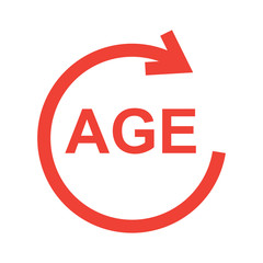 age limit icon design vector logo template EPS 10