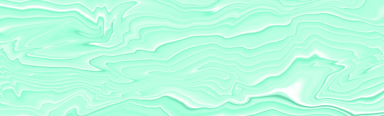 Neo mint background in a modern trend shade, a beautiful textural eyelash with waves and patterns. Template for screensaver or packaging, abstract illustration in blue. 