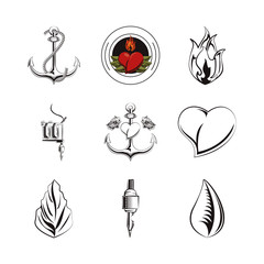 bundle of tatoos images icons