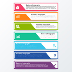 Infographic design vector and marketing icons can be used for workflow layout, diagram, annual report, web design. Business concept with 3, 4, 5, 6 and 10 options, steps or processes.